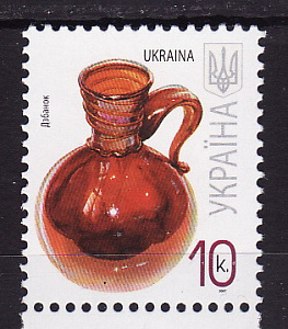 Украина _, 2007, Стандарт, Керамика, Кувшин, Посуда, 1 марка
